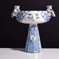 Large Bjorn Wiinblad EVA Centerpiece Tazza , Sculpture - Sold for $1,920 on 05-20-2023 (Lot 677).jpg